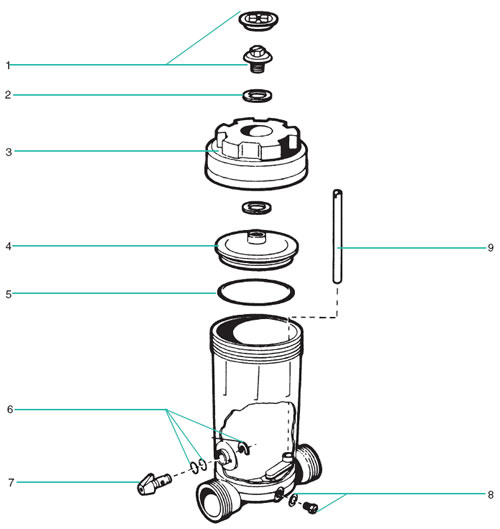 Hayward Micro Star Clear C200 Cartridge Filter Spares