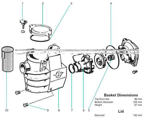 Hayward Max Flo Pump Spares