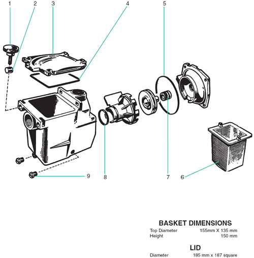 Hayward Super Pump Spares