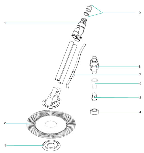 Kreepy Krauly E-Z Vac Spares