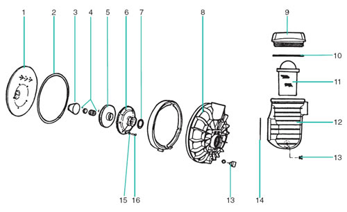 Sta-Rite 5P2R (Dura Glas) Pump Spares