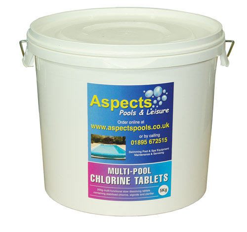 Relax Multi Functional Chlorine Tablets 5kg (200g Tablets)