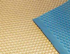 Gold 500 Micron Solar Bubble Pool Cover