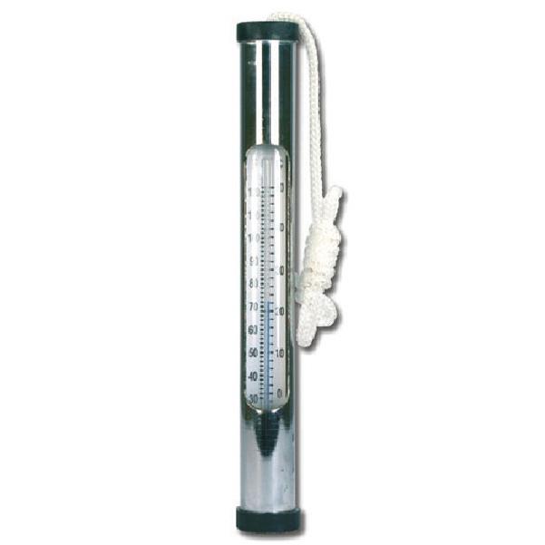 Polished Chrome on Plastic Domestic Swimming Pool Thermometer
