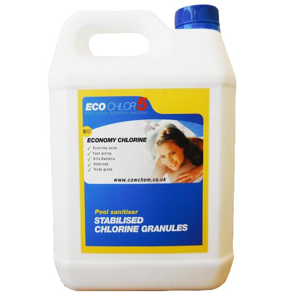 Eco Chlor 5 Economy Chlorine Granules 5kg