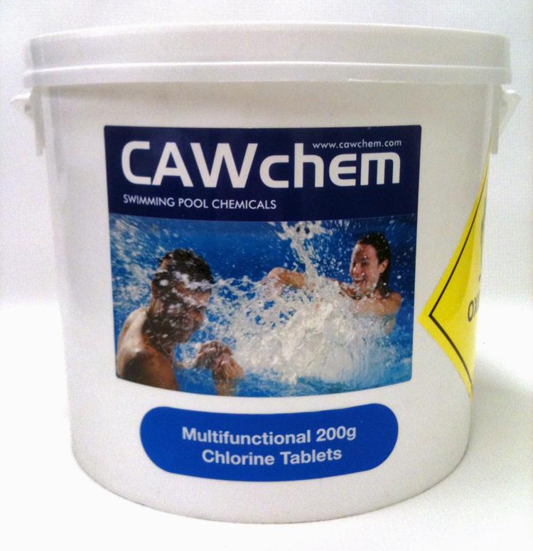 CAW Chem Multi Functional Chlorine Tablets 5kg (200g Tablets)