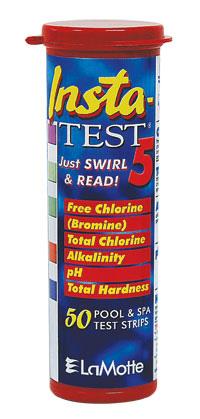 Insta-Test 5 Way Pool & Spa Test Strips (Pack of 50 Strips)
