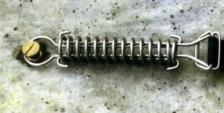Brass Flush Fixing Anchor & Stainless Steel Spring