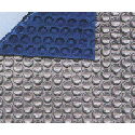 Silver Blue 400 Micron Solar Bubble Pool Cover