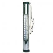 Polished Chrome on Plastic Domestic Swimming Pool Thermometer